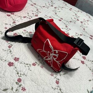 Stylish Red Camera Bag